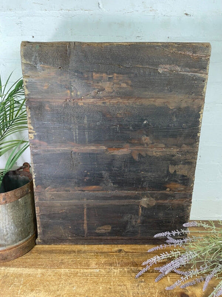 Vintage Rustic Indian Wooden Glazed Shop Display Bathroom Kitchen Wall Cabinet