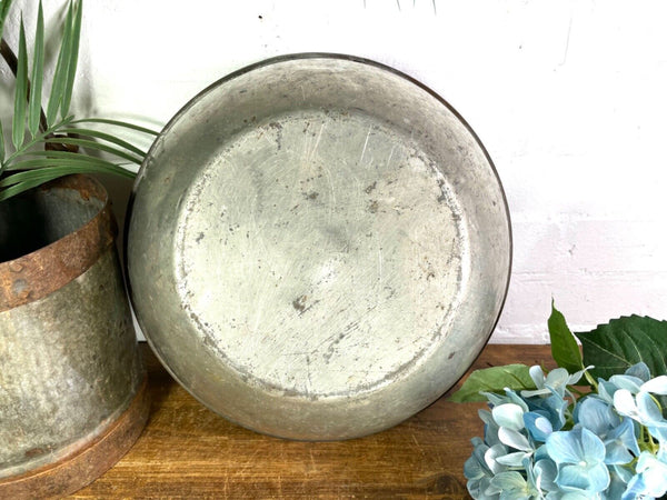 Vintage Industrial Heavy Duty Stainless Steel Mixing Bowl Dairy Farming Milking