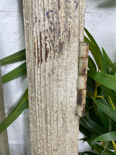 Old Pair Vintage Reclaimed Indian Wooden Iron Doors Shutters Garden Gates Screen