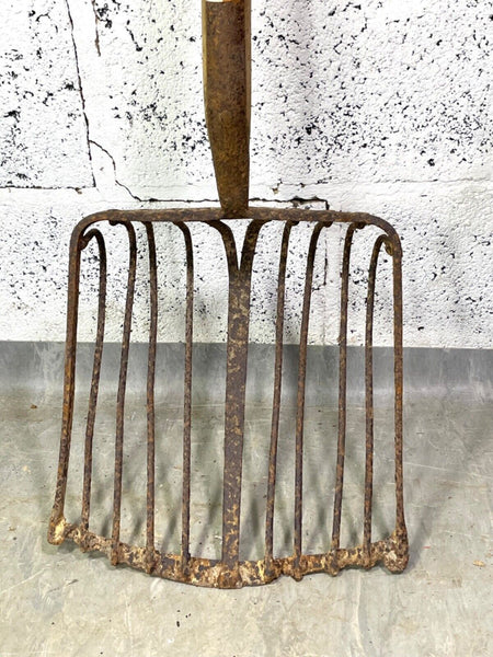 Antique Vintage Potato Spade Fork Farming Agricultural Garden Tool Display Props