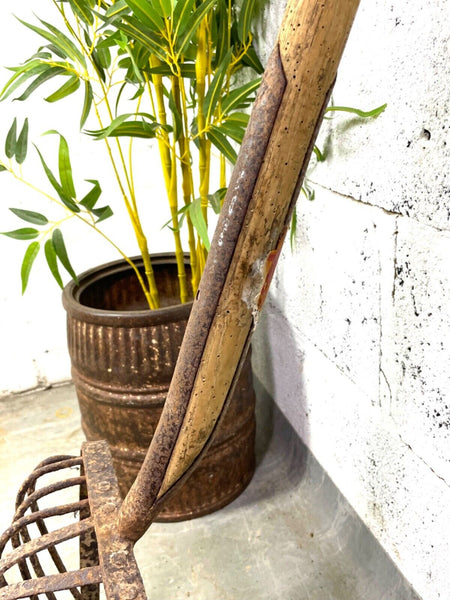 Antique Vintage Potato Spade Fork Farming Agricultural Garden Tool Display Props