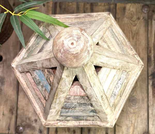 Reclaimed Recycled Rustic Wooden Painted Birdhouse Bird box Garden Decor