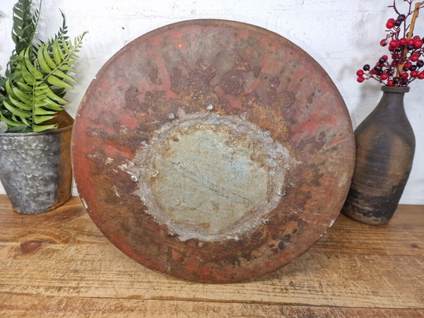 Vintage Rustic Reclaimed Galvanised Zinc Metal Garden Planter Tub Bucket Trough