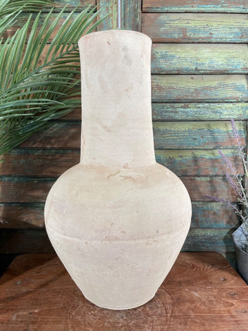 Rustic Mediterranean Terracotta Pot Vase Urn Dry Flowers